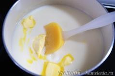 Chocolate-vanilla pudding recipe with photos