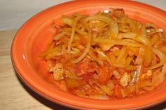 Cabbage stewed with meat - how to cook