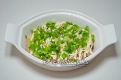 “Birch” salad, step-by-step recipe with photos
