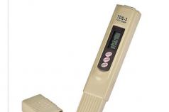 TDS meter: principle of operation, use, characteristics, care Water quality meter tds meter 3