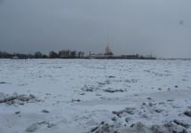 Neva in winter Is the Neva frozen