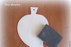 Decoupage master class: decorating kitchen boards Decoupage of a wooden cutting board