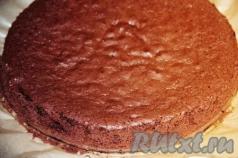 Recipe for sponge cake with vanilla pudding Pudding and sponge cake