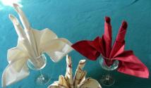 How to fold napkins: beautiful options for every holiday