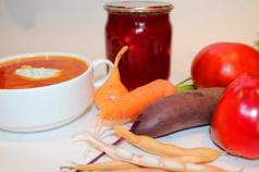 Condimento per borscht per l'inverno: ricette per una cottura veloce Condimento per borscht senza pomodori