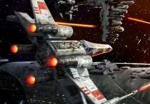 Star Destroyer Imperial menghantar perang bintang