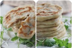 خبز مسطح محلي الصنع في مقلاة: وصفة مع الصور