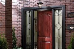 Installing the front door without professional help